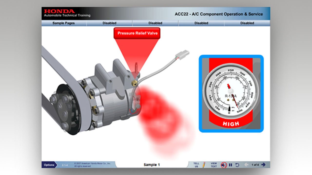 A/C Component Operation & Service