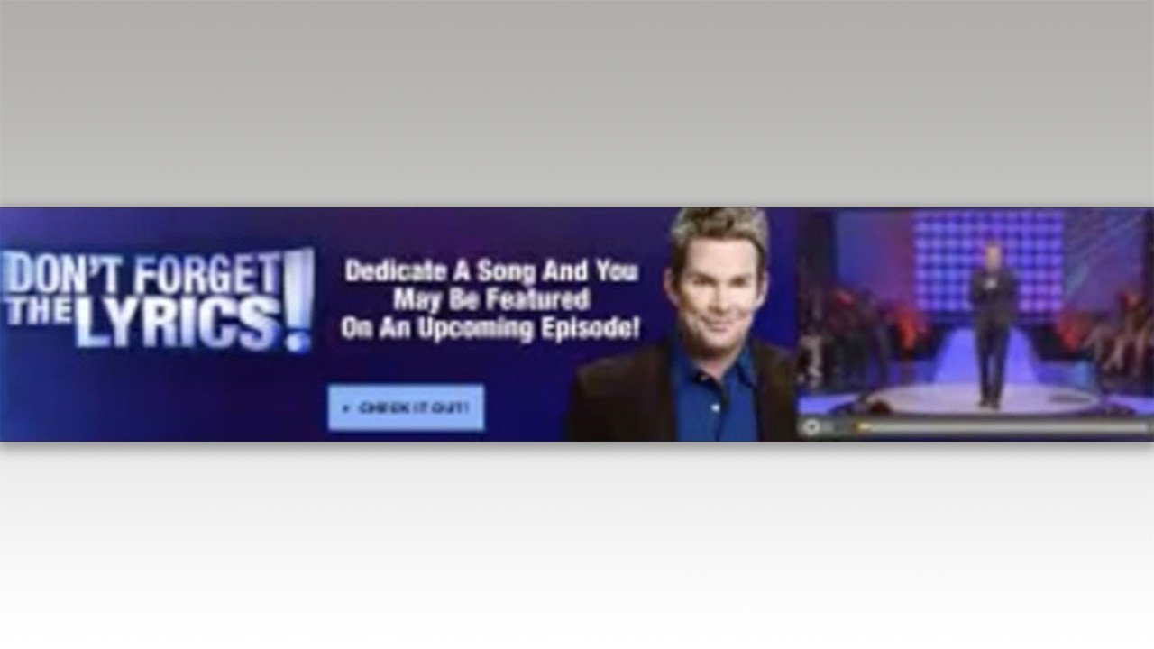 Don't Forget the Lyrics Banner