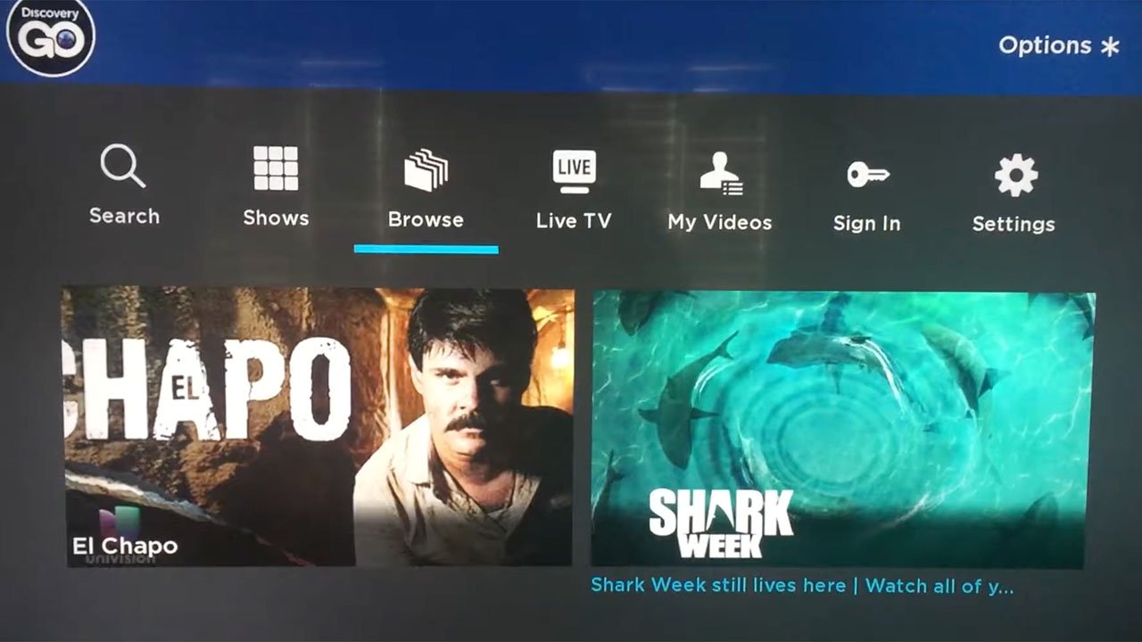 Discovery GO - Roku Prototyping