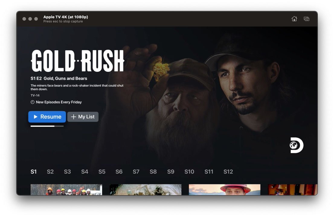 Discovery+ - Navigation