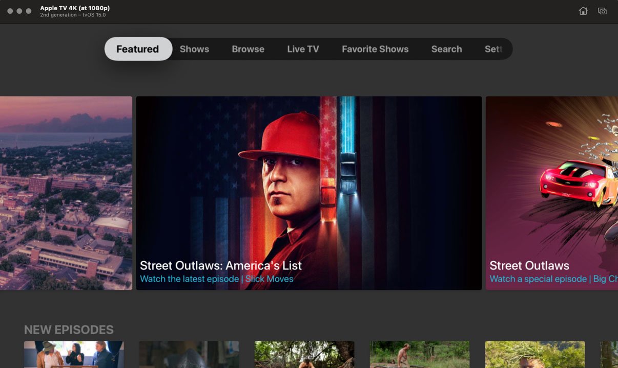 Discovery GO - Home Screen