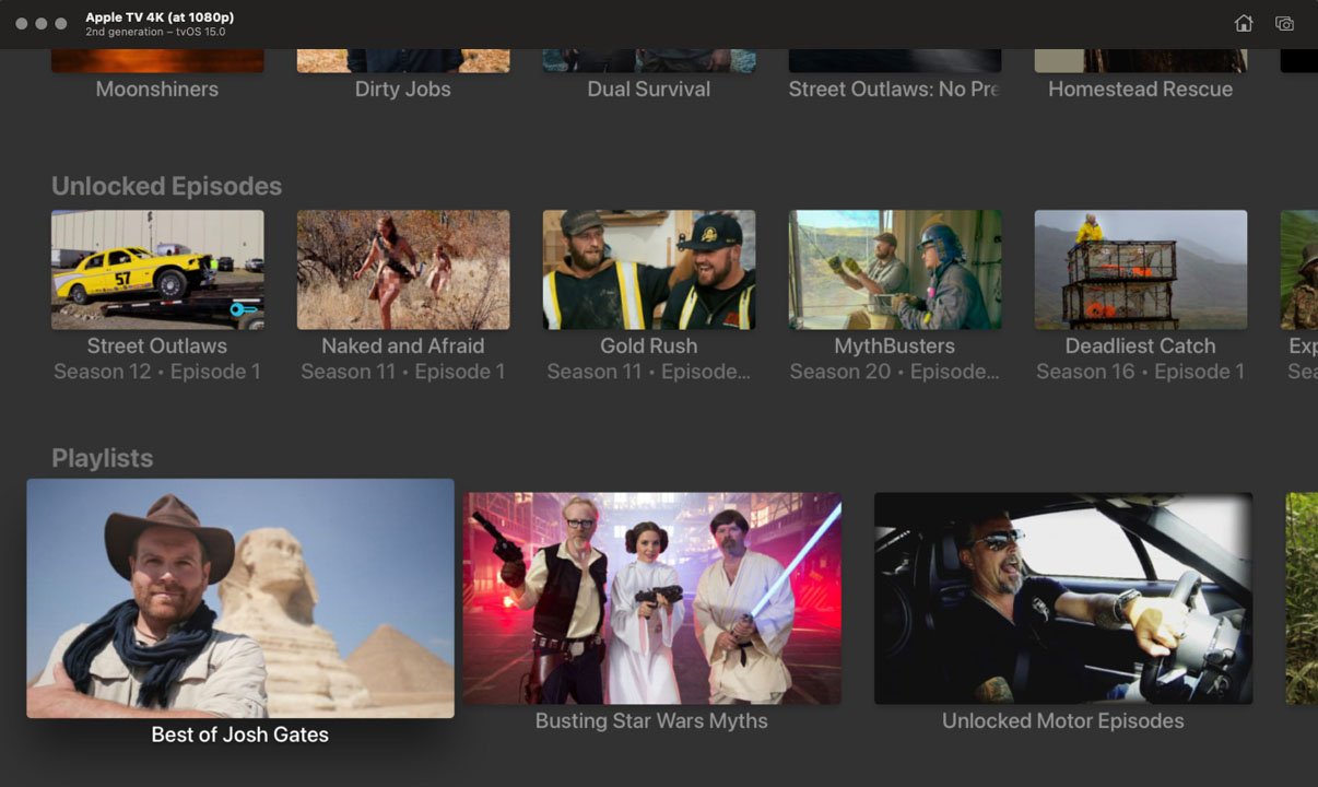 Discovery GO - Playlist